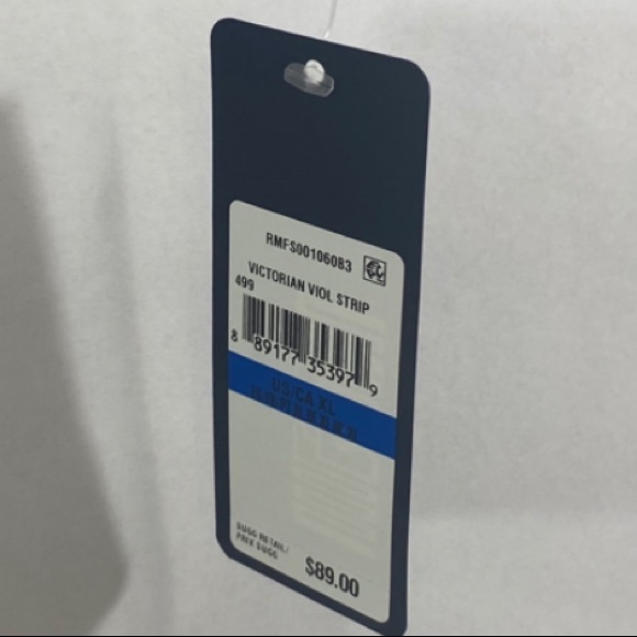 RACHEL Rachel Roe Victorian Violet Stripe Top - Picture 6 of 8